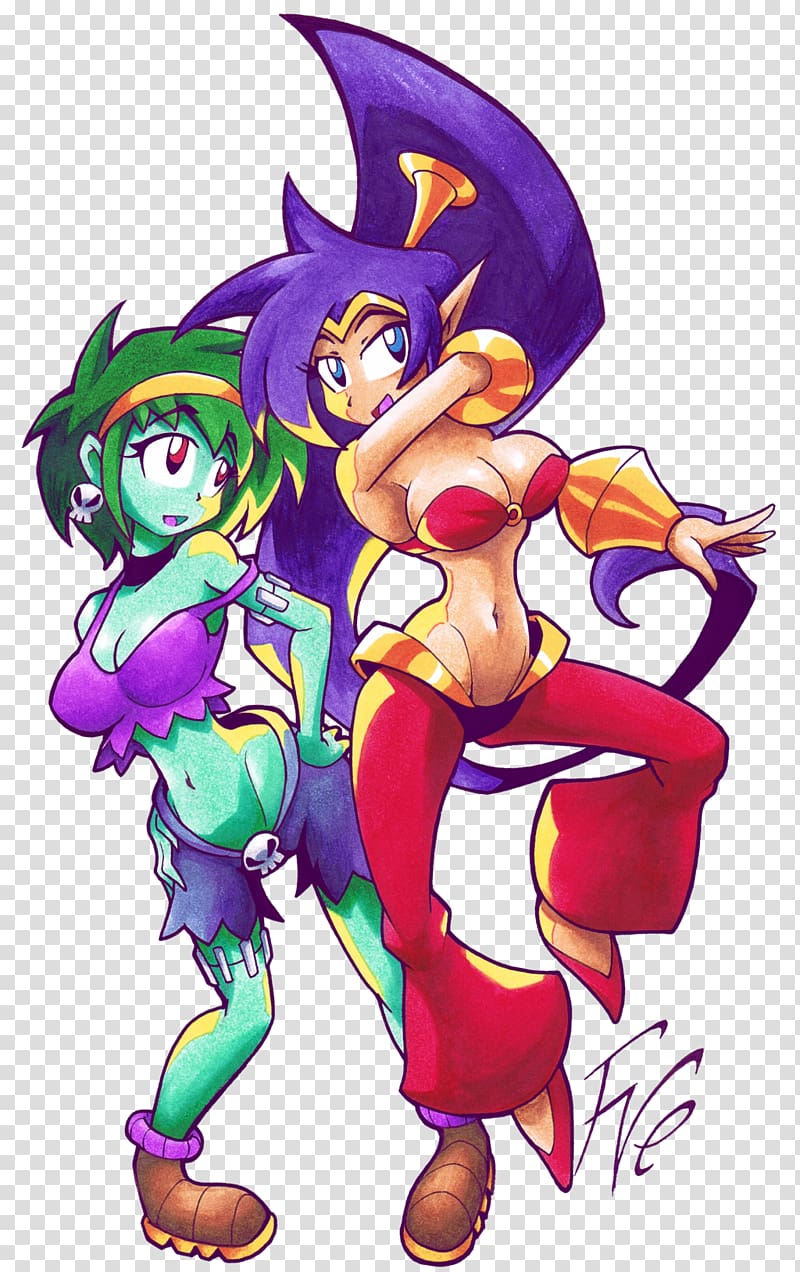 Illustration Shantae Artist, shantae art transparent background PNG clipart