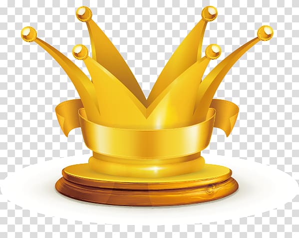 Gold , Crown Trophy transparent background PNG clipart