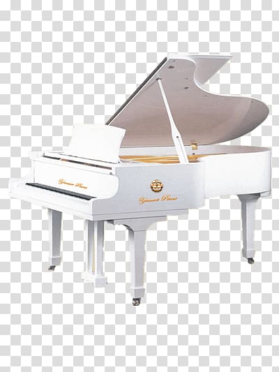 large white piano transparent background PNG clipart