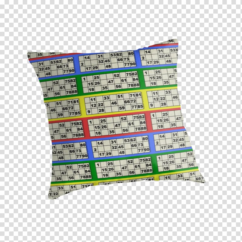 Cushion Throw Pillows, Bingo ball transparent background PNG clipart