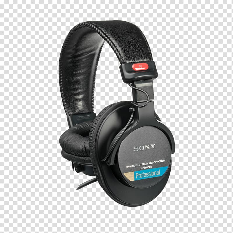 Sony MDR-V6 Headphones Sound Audio, headphones transparent background PNG clipart