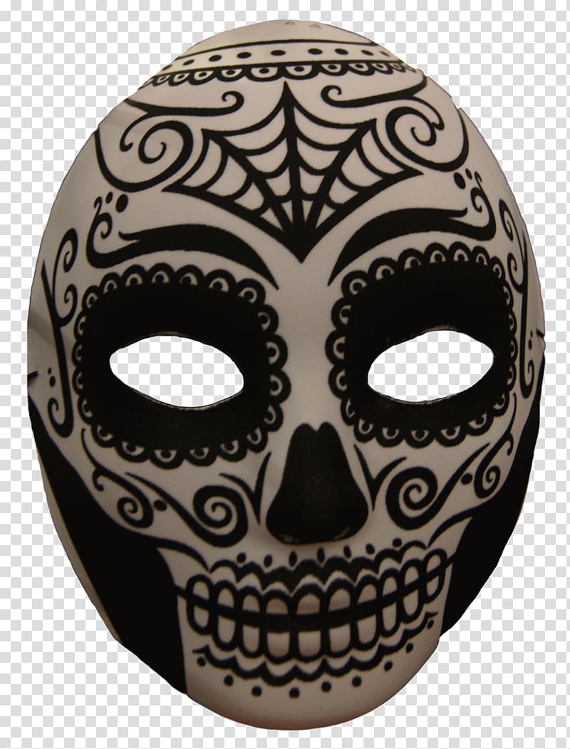 Death mask Day of the Dead , chimichanga transparent background PNG clipart
