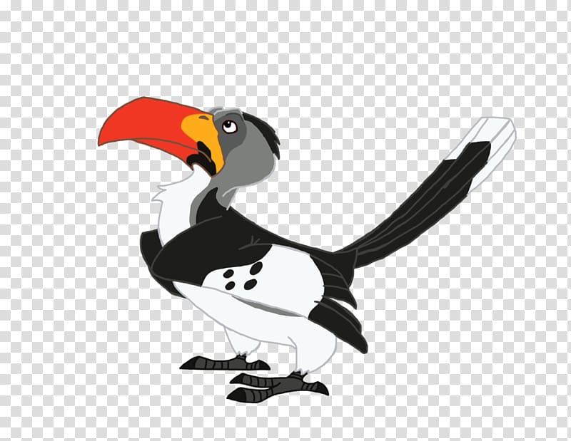 Penguin Toucan Beak Animal , Northern Redbilled Hornbill transparent background PNG clipart