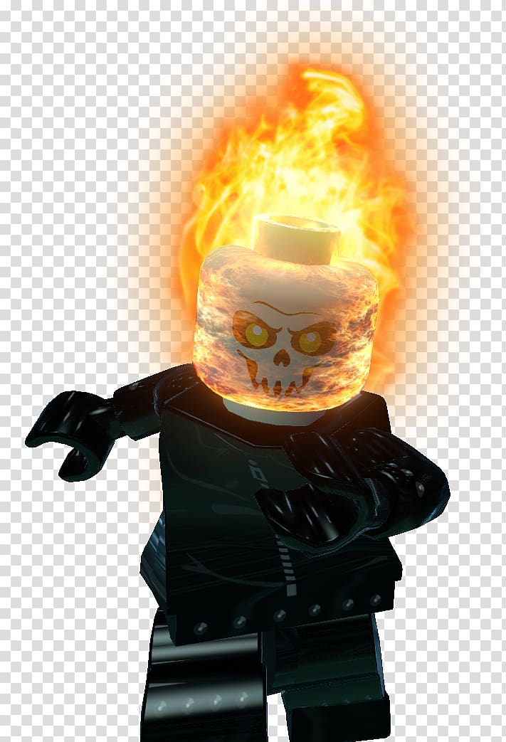 Lego Marvel Super Heroes 2 Ghost Rider (Johnny Blaze) Lego Star Wars, My Lego Network Wiki transparent background PNG clipart