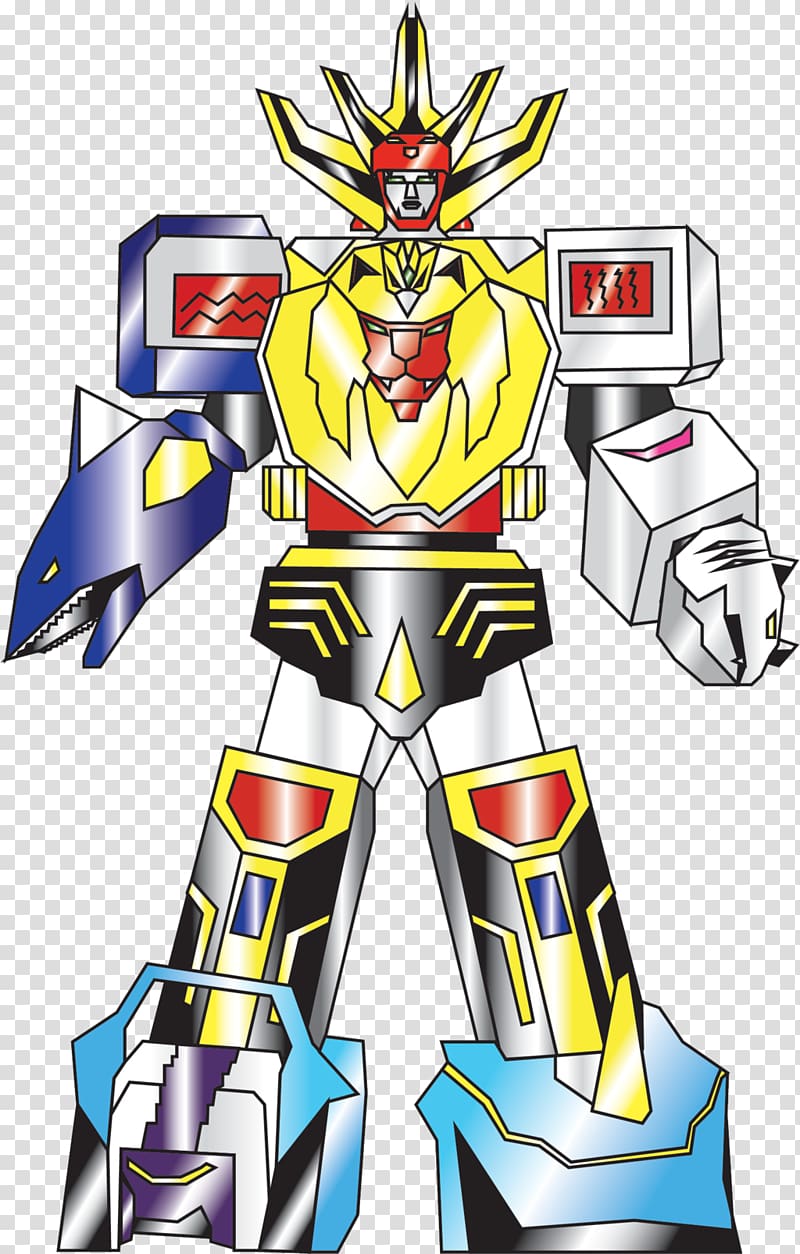 samurai megazord drawing