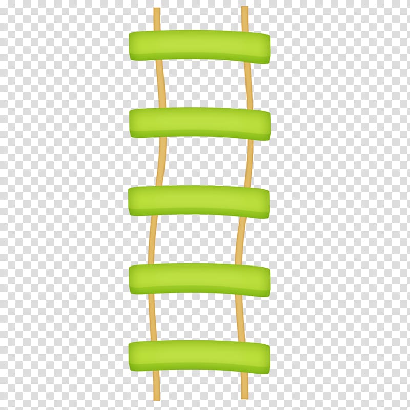 green ladder illustration, Ladder Cartoon , ladder transparent background PNG clipart