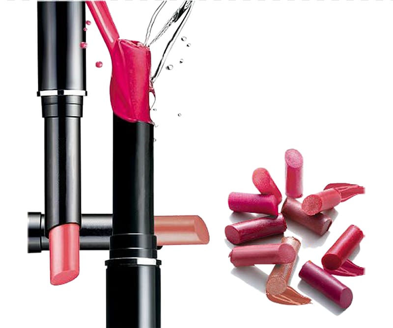 Cosmetics Lipstick Makeup brush Foundation, No makeup lipstick transparent background PNG clipart