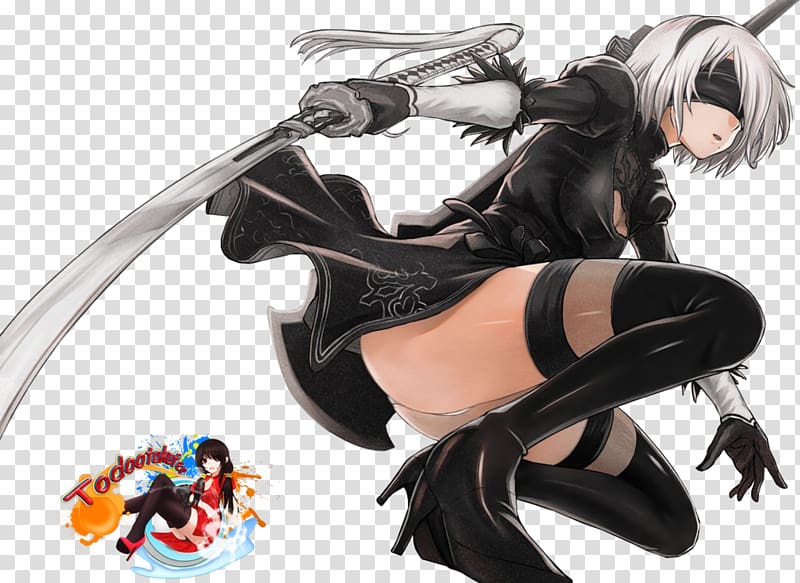 Nier: Automata Anime Mangaka Black hair Character, Anime