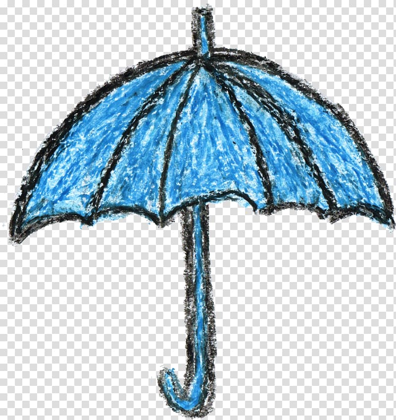 Umbrella Drawing Crayon, crayons transparent background PNG clipart