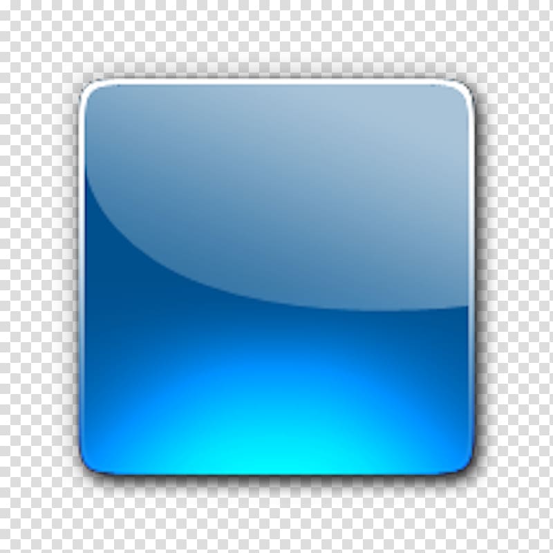 square blue and gray , Handball 17 Web button Icon, Button transparent background PNG clipart