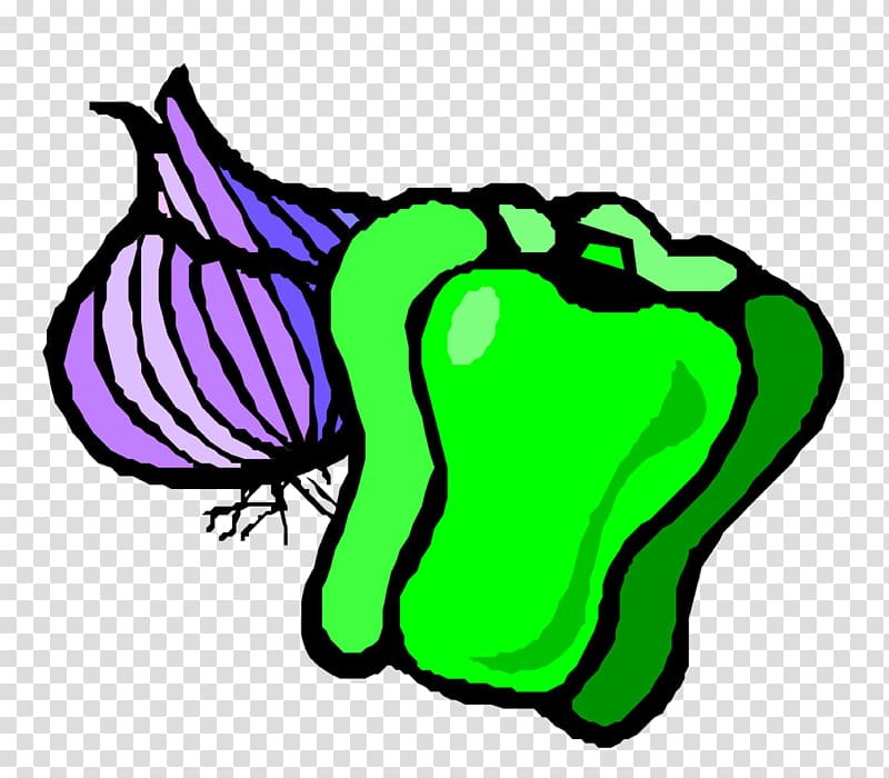 Bell pepper Vegetable Auglis Cartoon, Green pepper garlic hand drawing transparent background PNG clipart