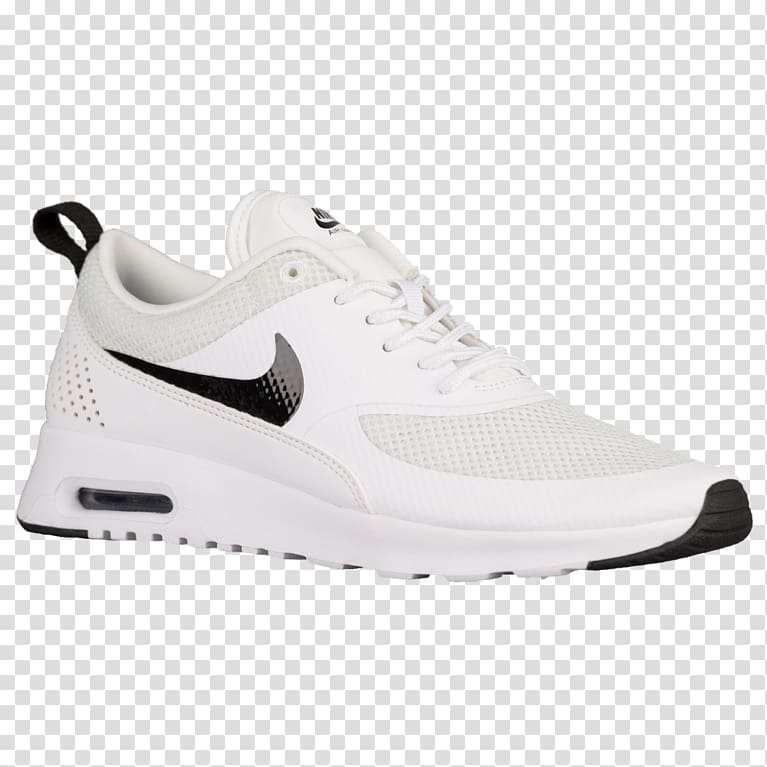 Nike Air Max Thea Women\'s Sports shoes White, casual black and white nike shoes for women transparent background PNG clipart