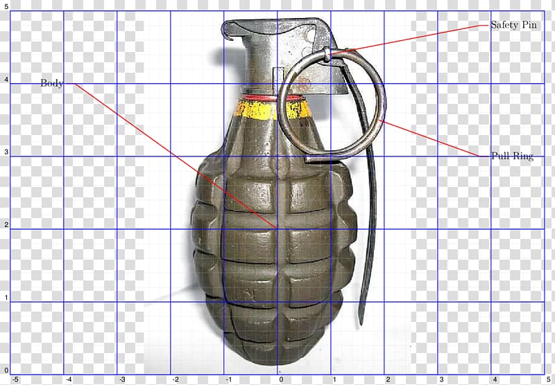 United States Second World War Mk 2 grenade Weapon, grenade transparent background PNG clipart
