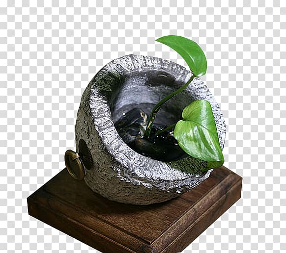 Flowerpot Bonsai Elements, Hong Kong Google s, Flowerpot stone basin transparent background PNG clipart