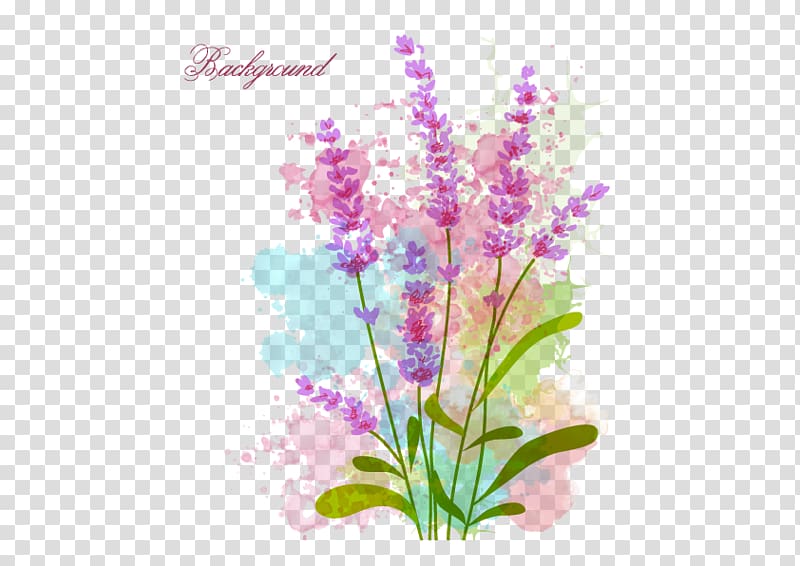 pink flowers illustration, Watercolor flowers material transparent background PNG clipart
