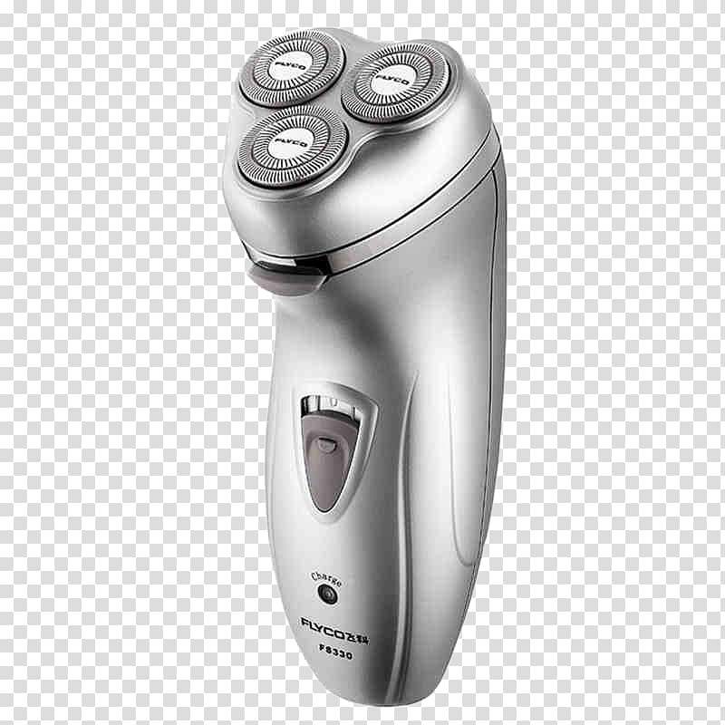 Hair clipper Electric razor Head shaving, Flying Branch three silver razor transparent background PNG clipart