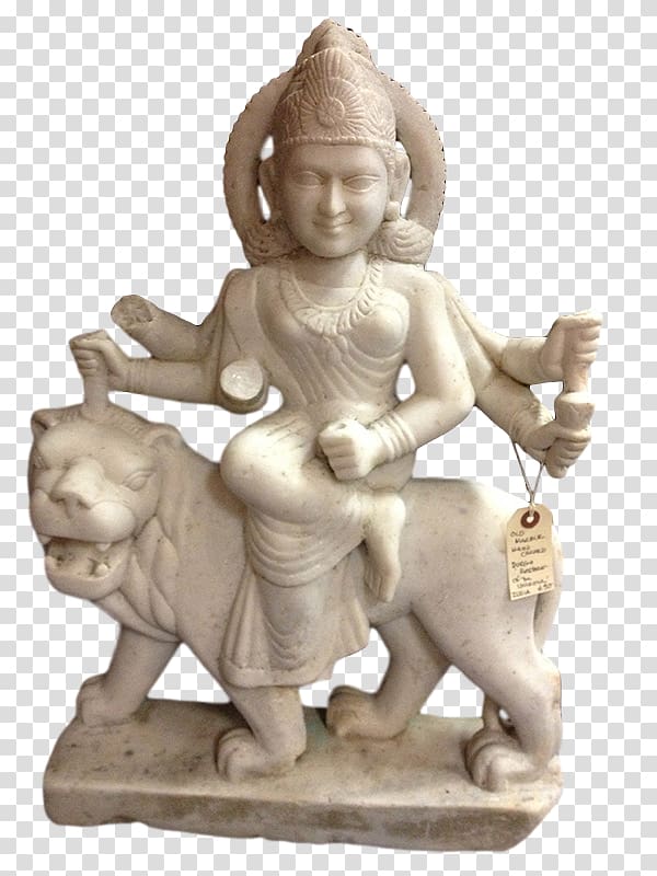 Ganesha Shiva Durga Murti Statue, durga transparent background PNG clipart