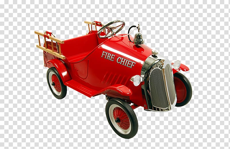 Car Fire department Fire Chief Pedal Fire engine, Voiture transparent background PNG clipart