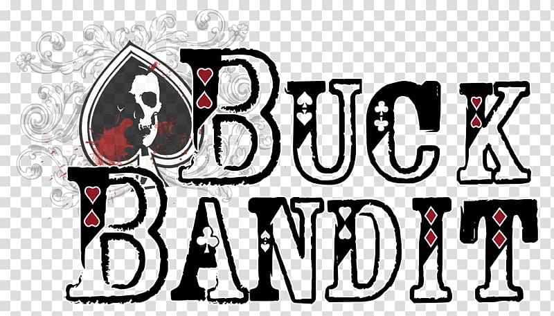 Buck Bandit Hard rock Logo Font, bandit transparent background PNG clipart
