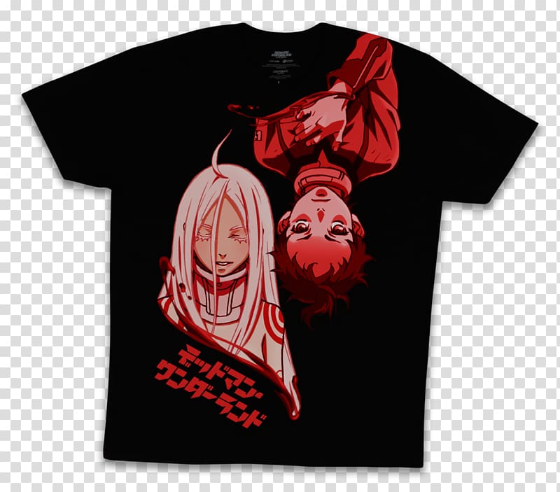 T-shirt Ganta Igarashi Shiro Clothing, shiro deadman wonderland manga transparent background PNG clipart