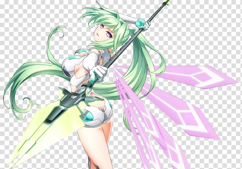 Hyperdimension Neptunia Victory Green Megadimension Neptunia VII Yellow Color, personification transparent background PNG clipart