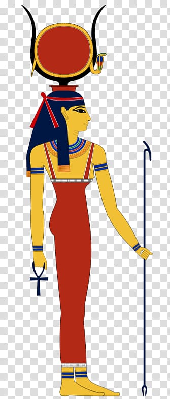 Ancient Egyptian deities Isis Nephthys Ancient Egyptian religion, hathor transparent background PNG clipart