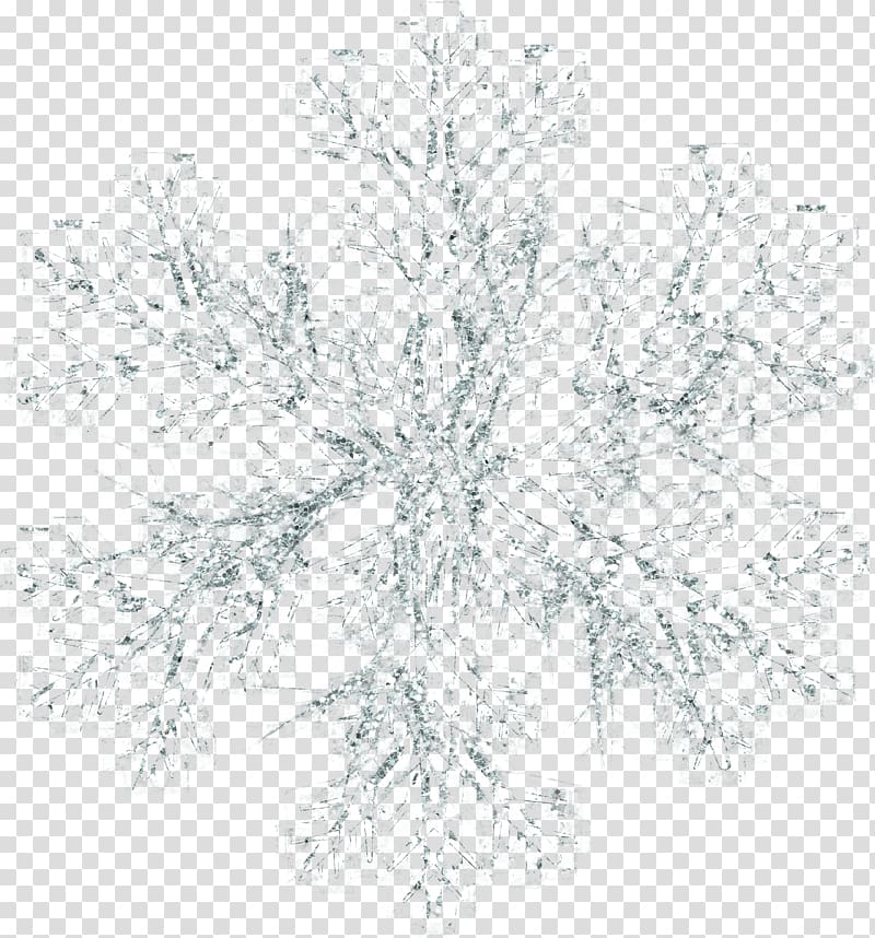 Snowflake Icon, Snow White transparent background PNG clipart