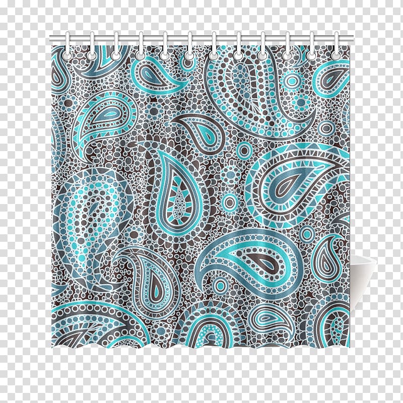 Paisley Turquoise, Paisley patterns transparent background PNG clipart