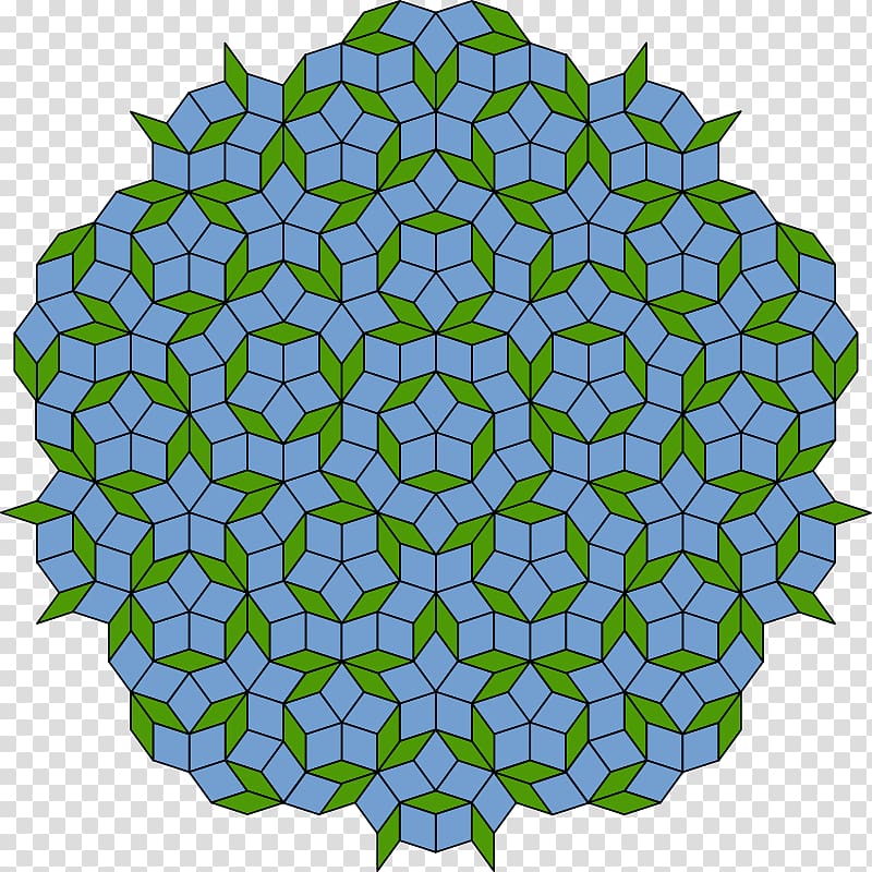 Penrose tiling Aperiodic tiling Tessellation Physicist Aperiodic set of prototiles, flower transparent background PNG clipart