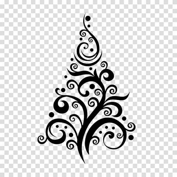 Wall decal Christmas tree Sticker, christmas transparent background PNG clipart