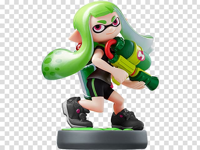 Splatoon 2 Wii U GamePad Nintendo Switch, splatoon 2 amiibo transparent background PNG clipart