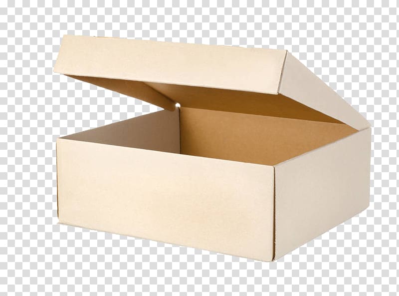 Box Rectangle Carton, Kraft cardboard box transparent background PNG clipart
