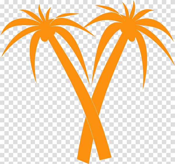 Arecaceae Orange Tree , palm transparent background PNG clipart | HiClipart