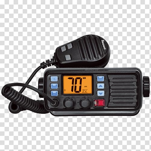 Airband Marine VHF radio Icom Incorporated Digital selective calling Very high frequency, radio transparent background PNG clipart