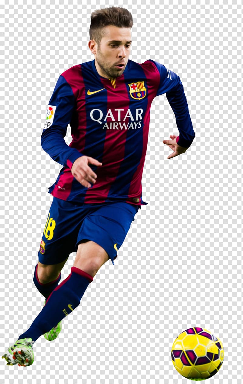 Jordi Alba FC Barcelona Football player Spain, Jordi alba transparent background PNG clipart