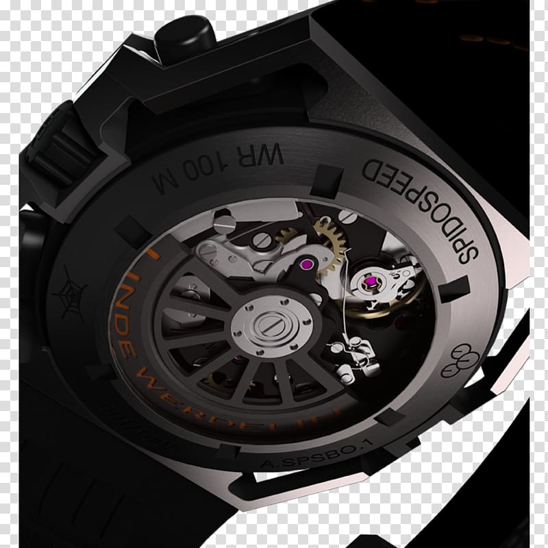 Watch Linde Werdelin Clock Chronograph Clothing Accessories, platinum safflower three dimensional transparent background PNG clipart