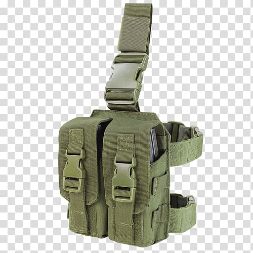 Coyote brown M4 carbine Magazine Green, tactical gear transparent background PNG clipart