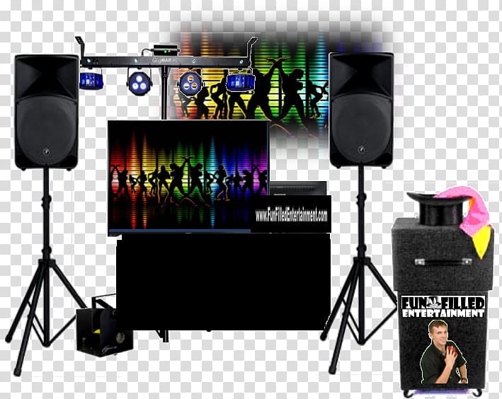 Disc jockey Sound Loudspeaker Inflatable Bouncers Television show, Dj Event transparent background PNG clipart