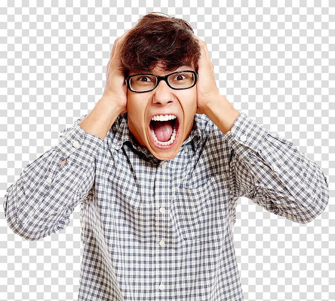 Screaming Male , scream transparent background PNG clipart
