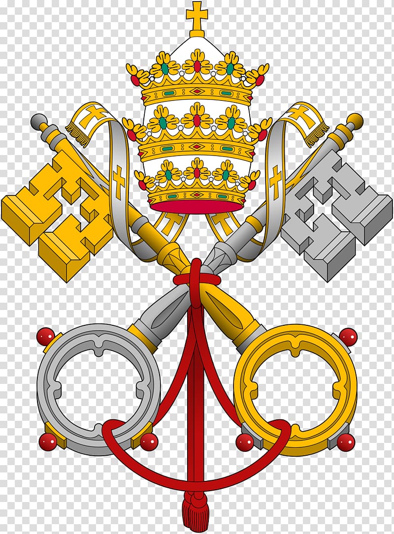 Coats of arms of the Holy See and Vatican City Apostolic Palace Pope Papal regalia and insignia, Pope Francis transparent background PNG clipart