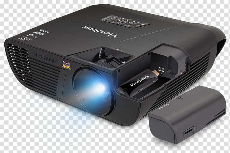 LCD projector Multimedia Projectors ViewSonic LightStream PJD5155L XGA, Projector transparent background PNG clipart