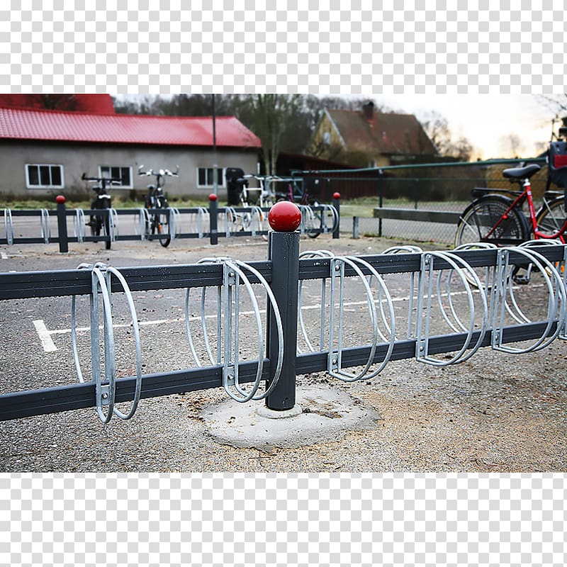 Steel Bicycle parking rack Guard rail Bicycle parking station Fence, bodar transparent background PNG clipart