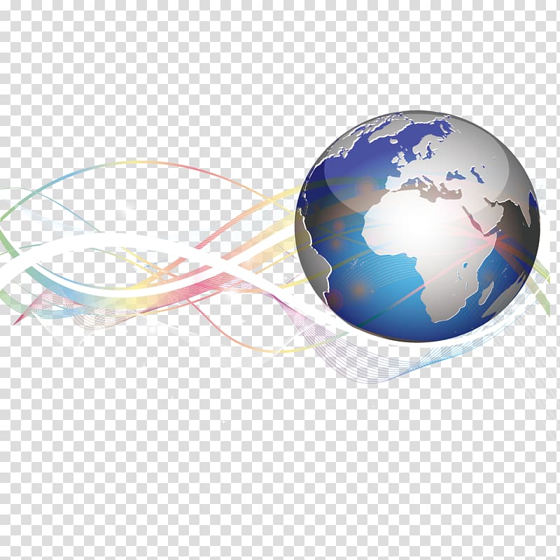 Drawing Icon, color curves and Earth transparent background PNG clipart