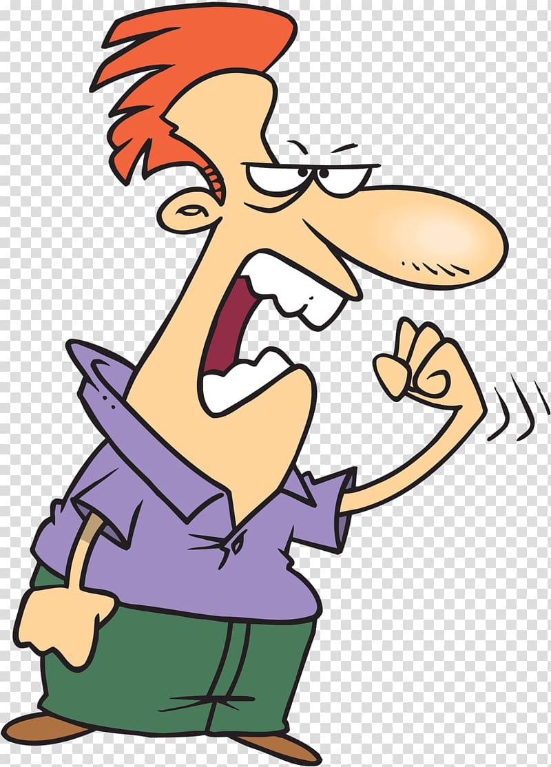 angry person clipart