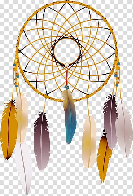Dreamcatcher Feather Indigenous peoples of the Americas , dreamcatcher transparent background PNG clipart
