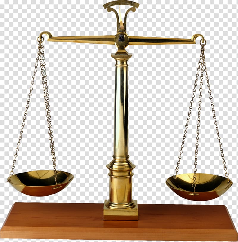 Lady Justice Measuring Scales , gold bar transparent background PNG clipart
