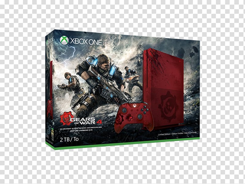 Gears of War 4 Microsoft Xbox One S Madden NFL 17 Xbox One controller, gears of war omen logo transparent background PNG clipart