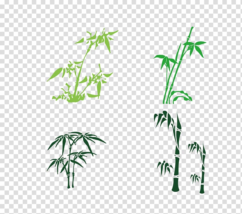 Bamboo, Various forms of bamboo material transparent background PNG clipart