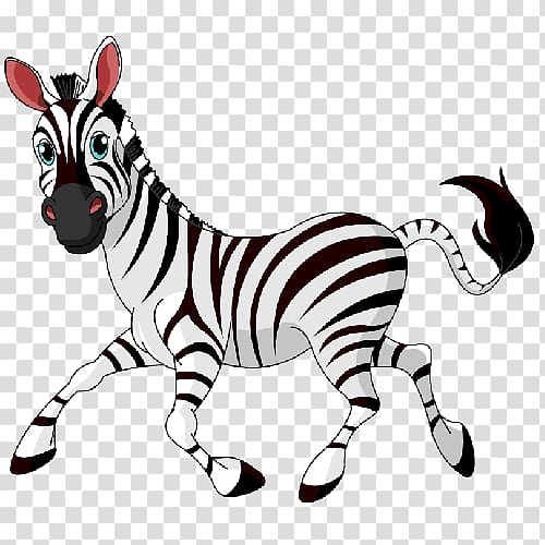 Drawing , cartoon zebra transparent background PNG clipart