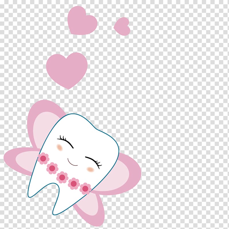 white tooth illustration, Tooth fairy Human tooth , tooth decorative model transparent background PNG clipart